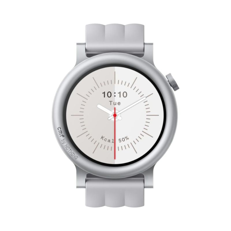 CMF Watch 3 Pro Smartwatch – Bluetooth Call, AI Health Tracking, GPS & 130+ Sport Modes (Light Grey)