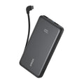 Anker Zolo Power Bank 20000mAh 22.5W Built-In USB-C Cable - Black