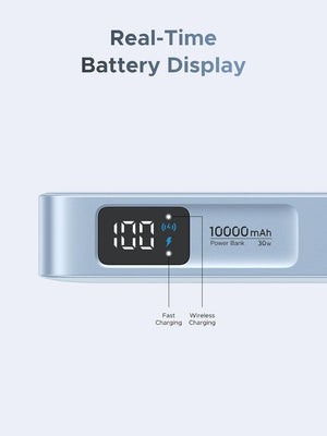 UGREEN Nexode 10000mAh Qi2 25W Magnetic Power Bank with Built-In USB-C Cable - view 7