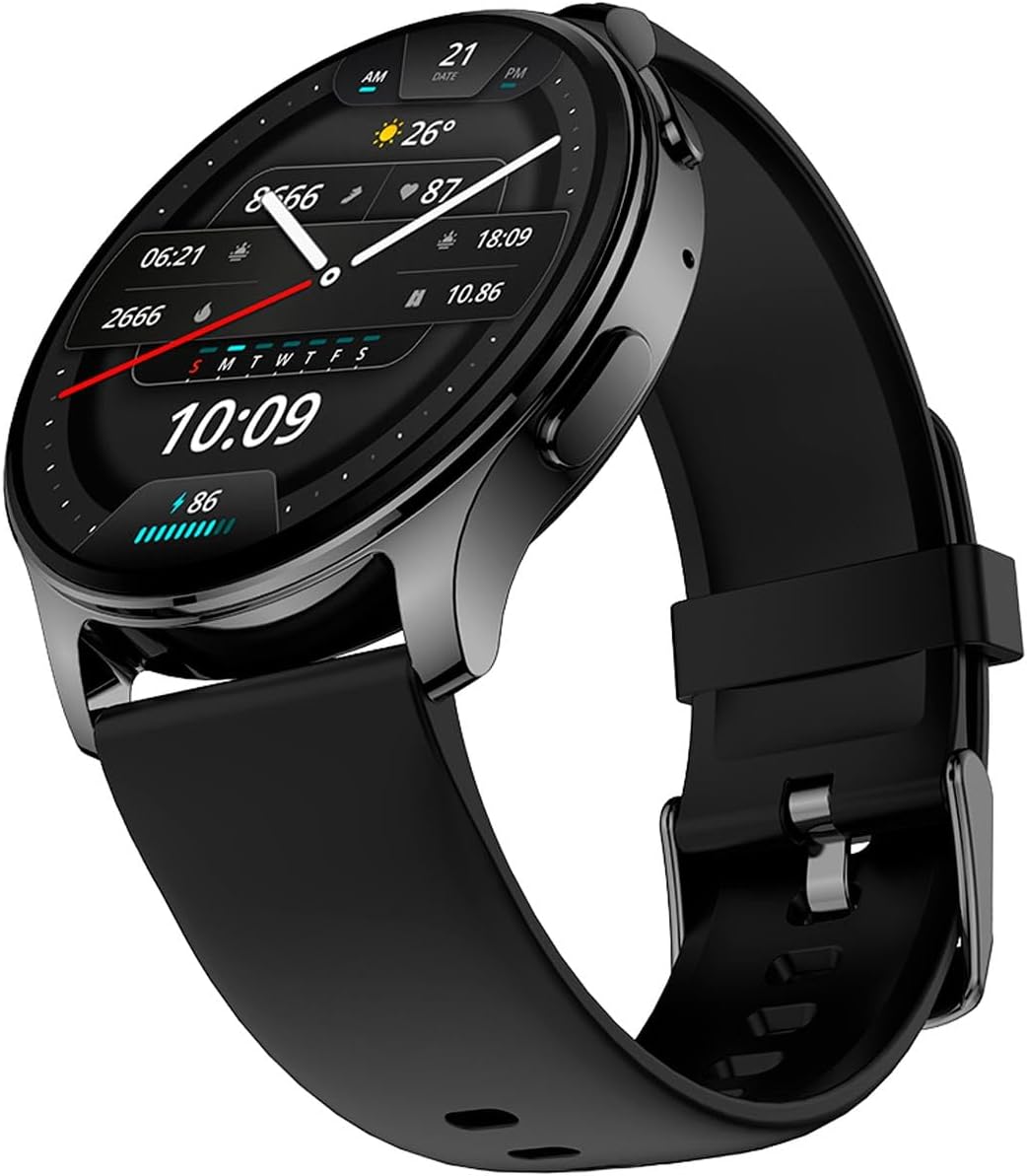 Amazfit Pop 3R AMOLED Smartwatch - Black - view 3
