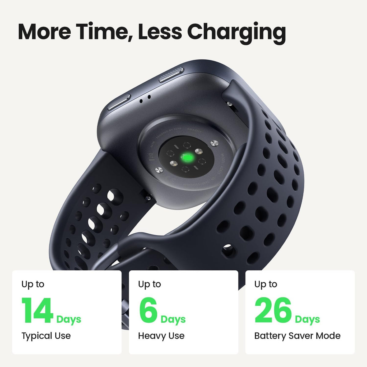 Amazfit Bip 6 46mm Smart Watch with 1.97" AMOLED, GPS & Bluetooth Calling