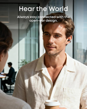 Soundcore AeroClip by Anker Open-Ear Clip-On Earbuds - Midnight Black - view 4