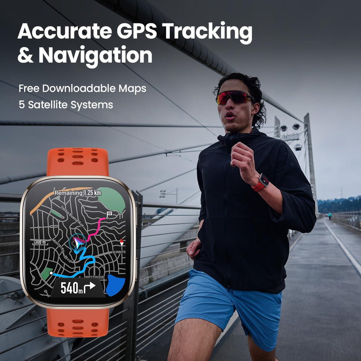 Amazfit Bip 6 46mm Smart Watch with 1.97" AMOLED, GPS & Bluetooth Calling