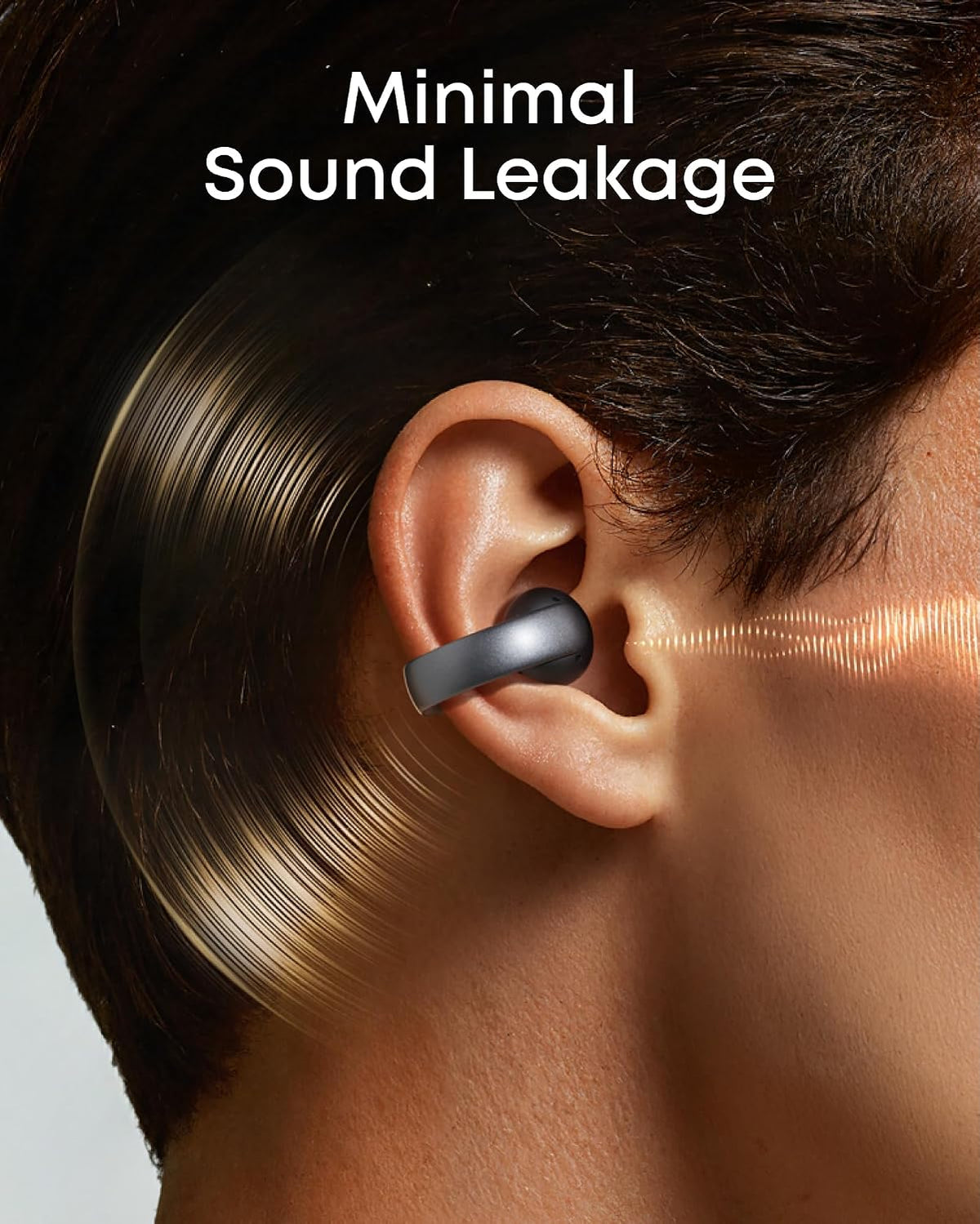Soundcore AeroClip by Anker Open-Ear Clip-On Earbuds - Midnight Black - view 6