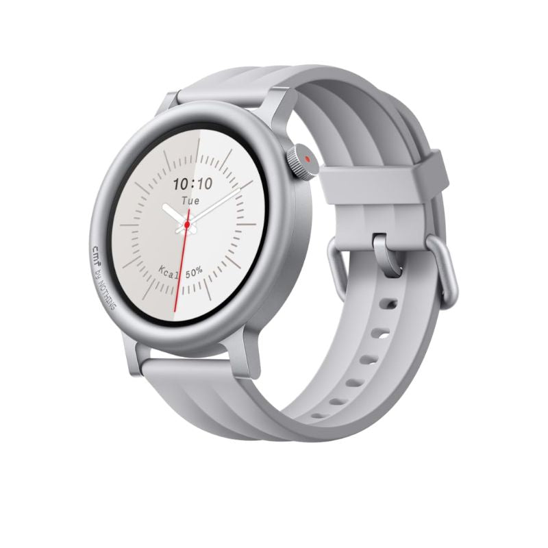 CMF Watch 3 Pro Smartwatch – Bluetooth Call, AI Health Tracking, GPS & 130+ Sport Modes (Light Grey)