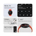 CMF Watch 3 Pro Smartwatch – Bluetooth Call, AI Health Tracking, GPS, 130+ Sport Modes (Orange) - view 3