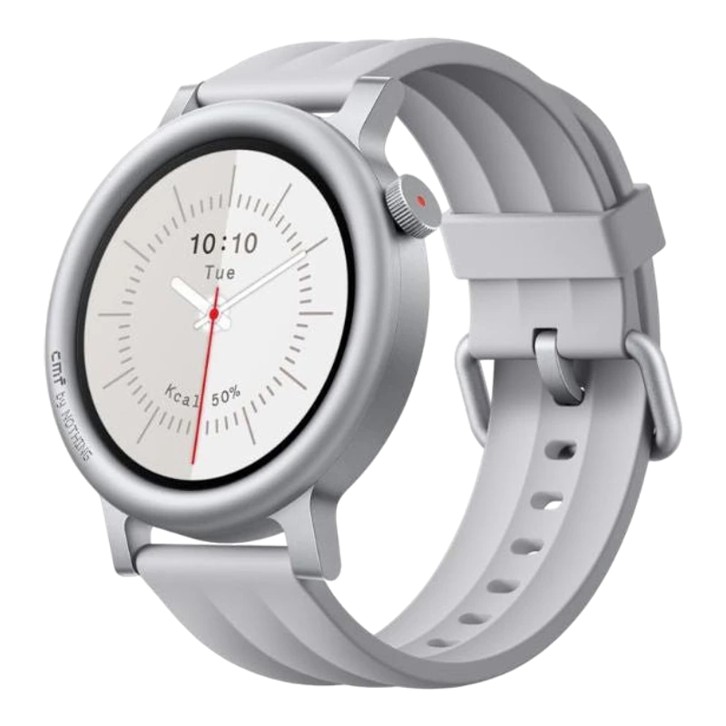 CMF Watch 3 Pro Smartwatch – Bluetooth Call, AI Health Tracking, GPS & 130+ Sport Modes (Light Grey)